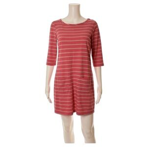 BODEN Women‘s Pink Striped Cotton Dress Size 4